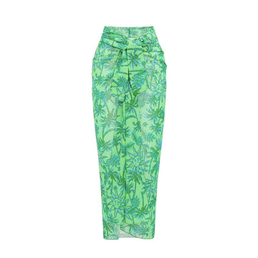 Off Shoulder Printed Swimsuit Set(s)