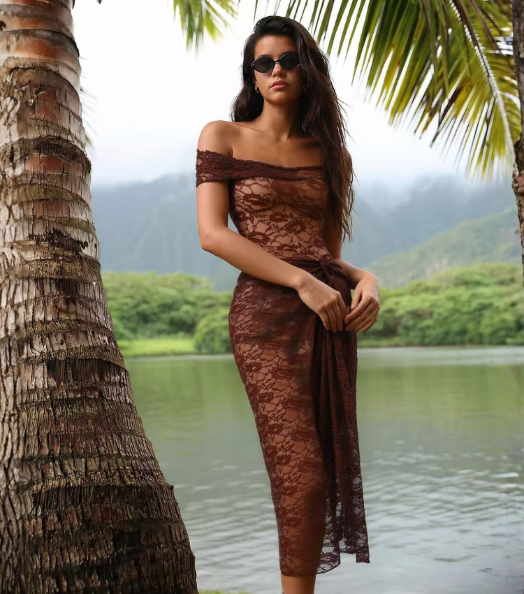 [Copy]Blue Floral Print Swimsuit Set(s)