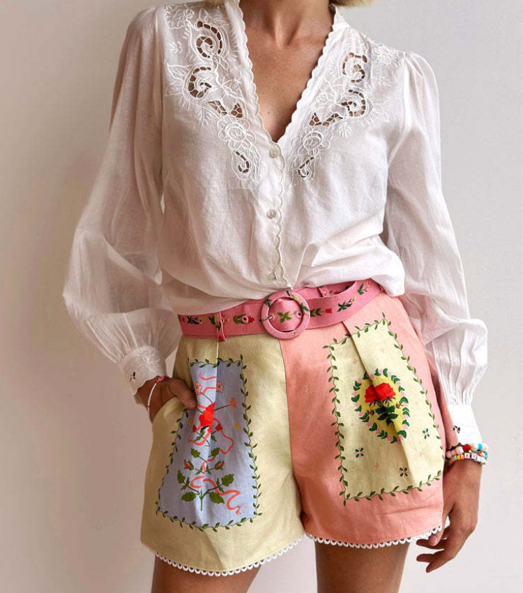 Casual Printed Shirt and Shorts