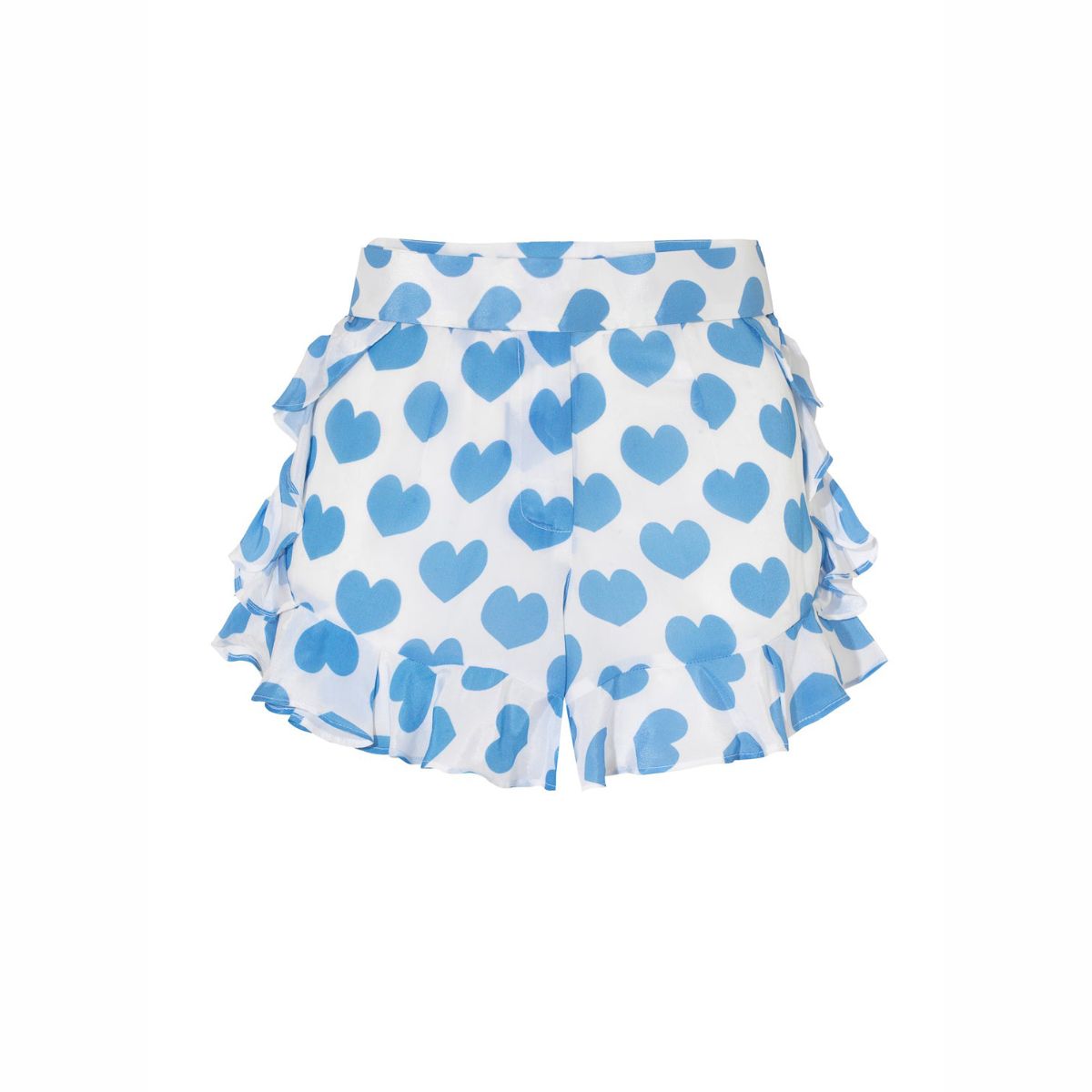 Bowknot Heart Print One Piece Swimsuit and Skirt