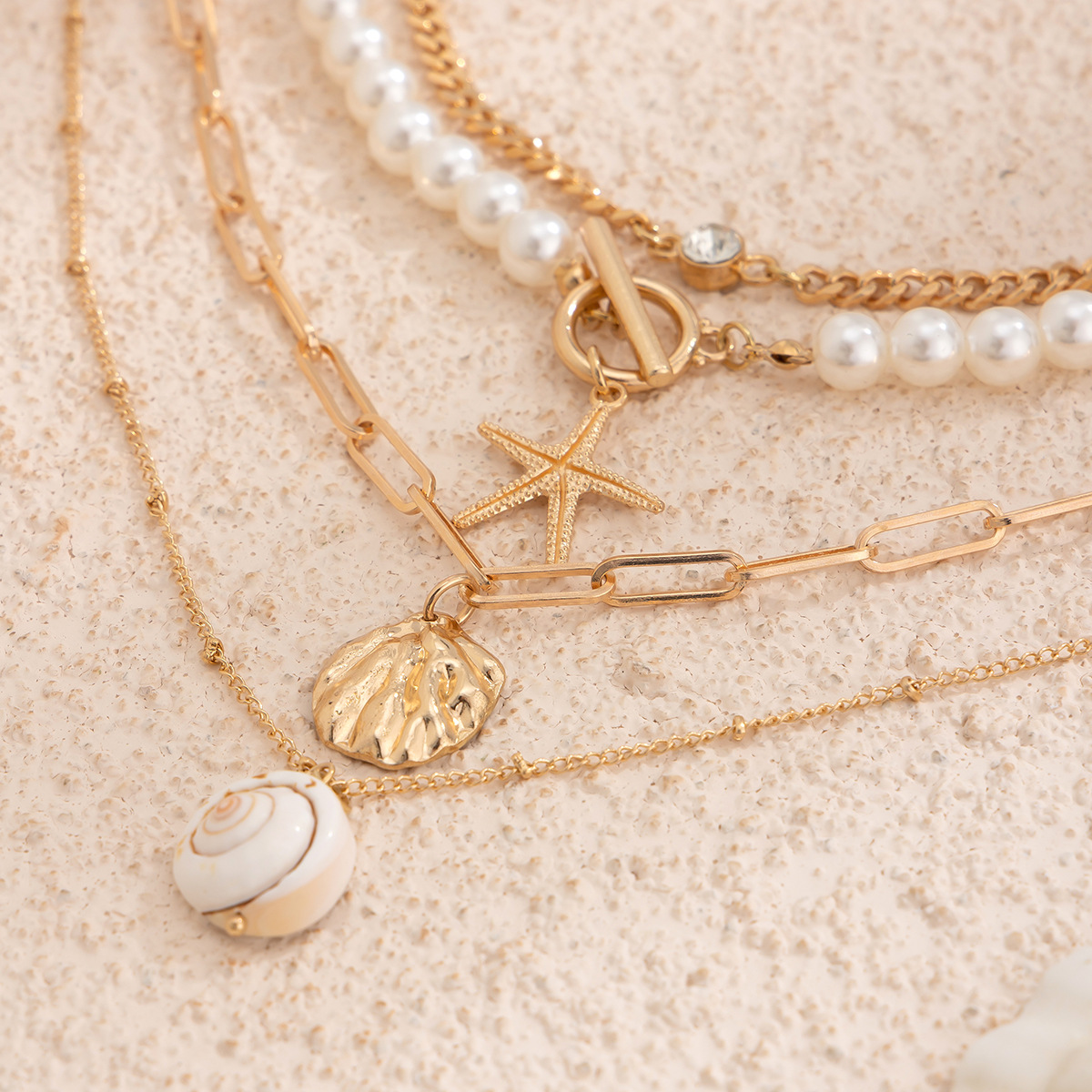 Multi-layered Shell Necklace