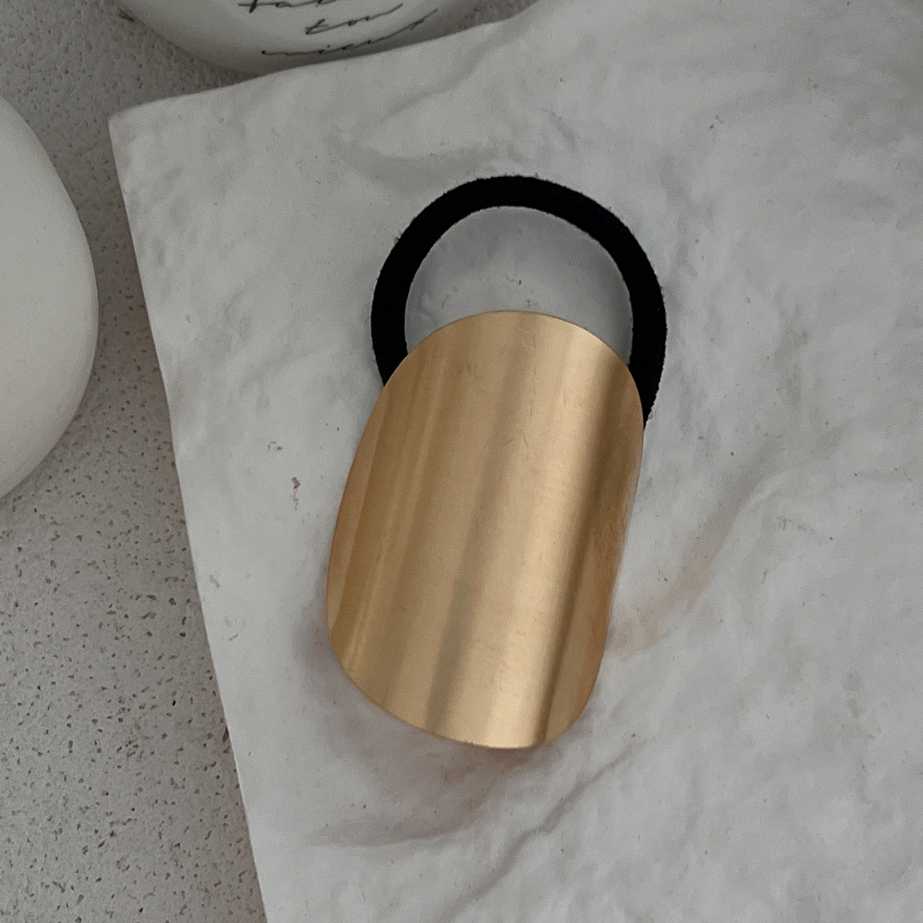 Geometric Exaggerated Alloy Ponytail Combination Hair Rope