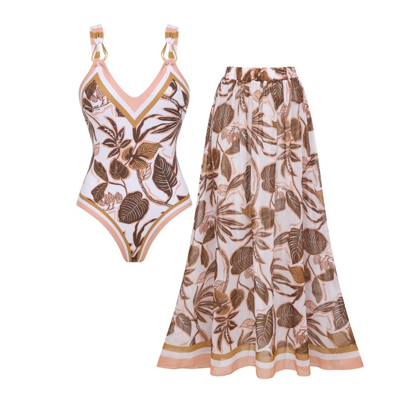  Brown Leaf Whisper Swimsuit Set(s)