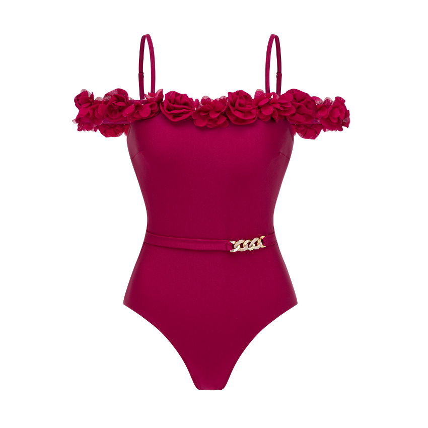 [Copy]Blue Tropic Bloom Swimsuit Set(s)