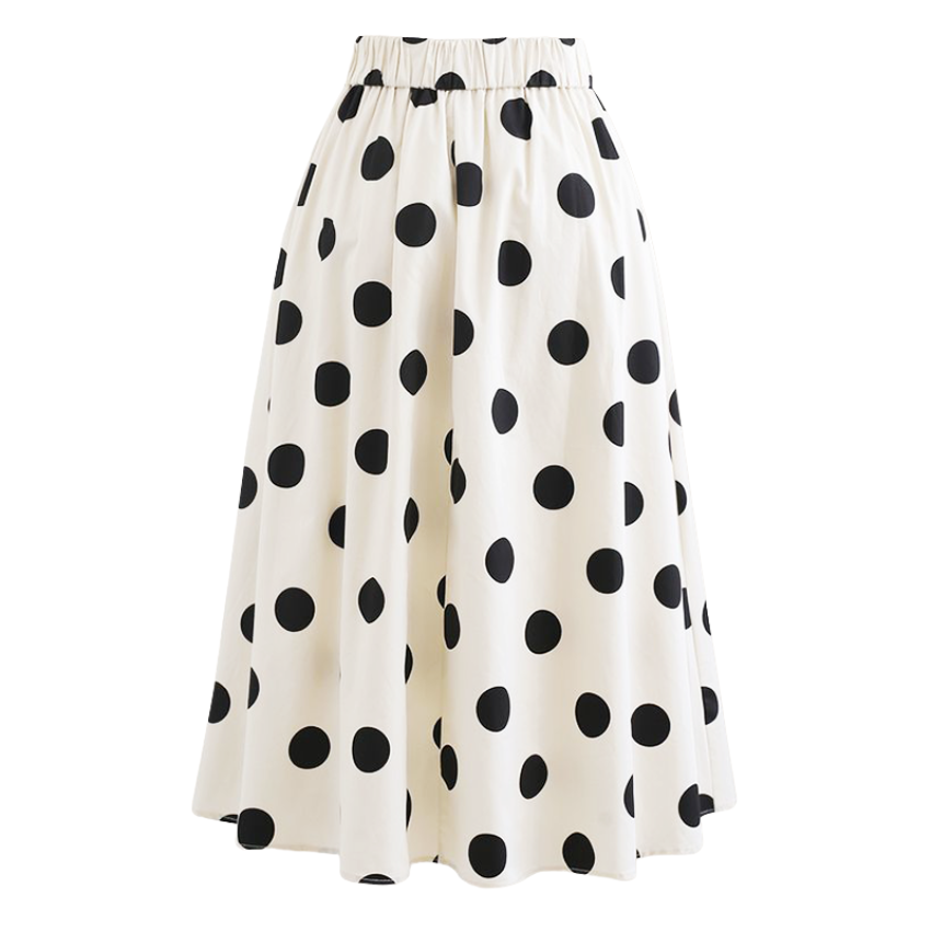 Black and White Bow Decor One Piece Swimsuit and Skirt Flaxmaker