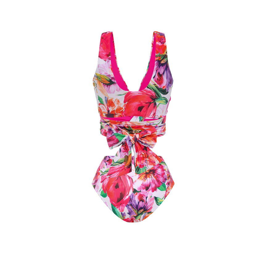 Flowers in full bloom Print Swimsuit Set(s)