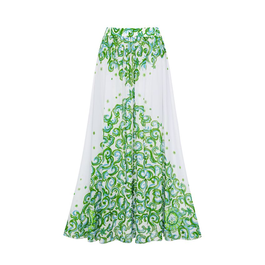 V Neck Printed Long Sleeve Rashguard Swimsuit Set(s)