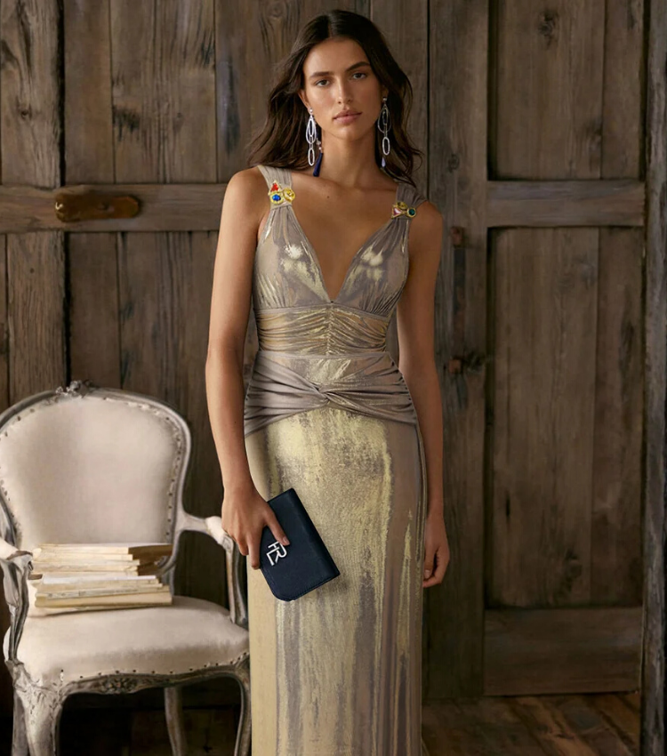 Stone Decoration Shiny One Piece Swimsuit and Skirt