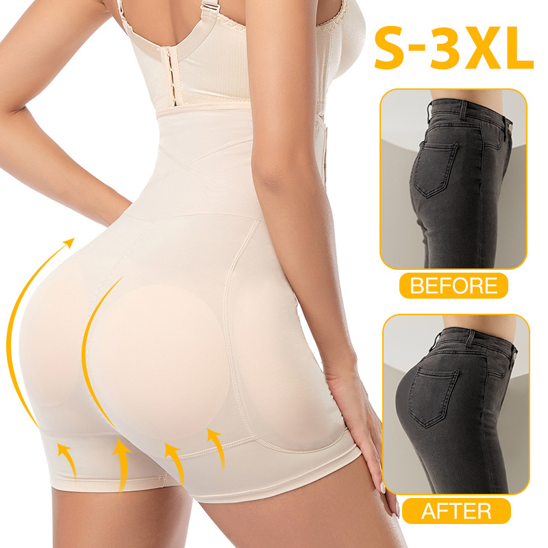 Tummy shaping mesh body shaping bottoms crotch-lifting panties