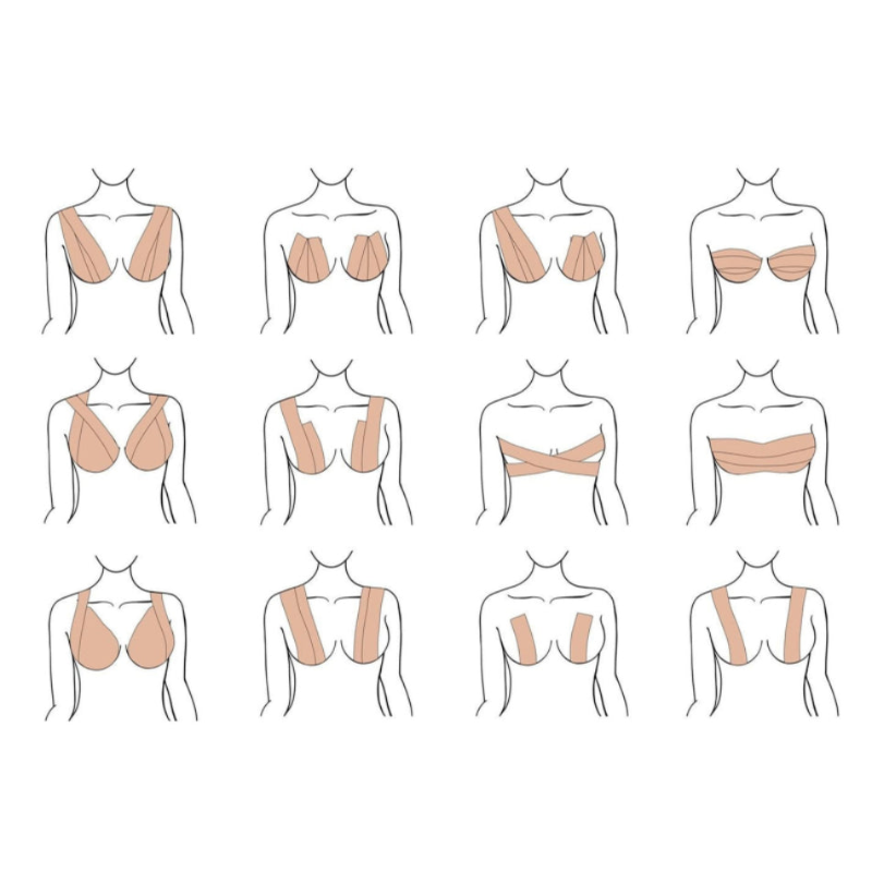 Flaxmaker Self-adhesive Breast Tape