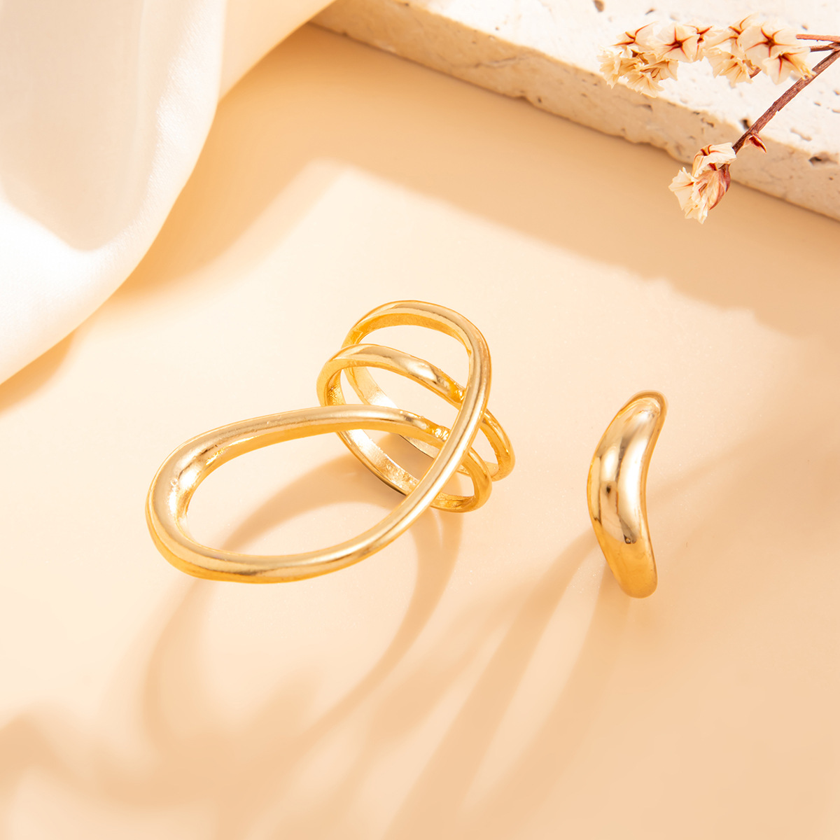 Irregular Alloy Toe Ring