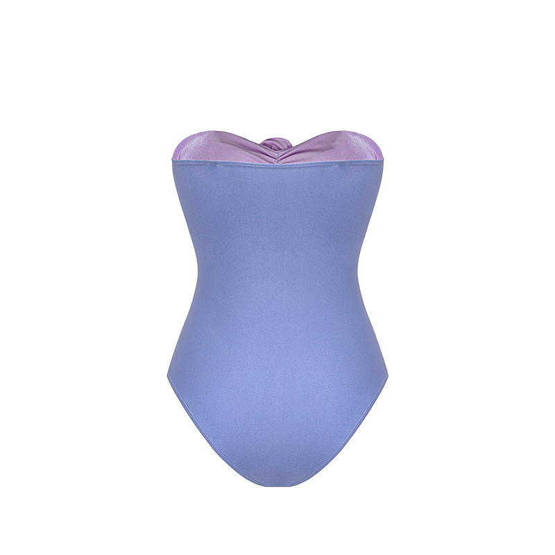 Removable Shoulder Strap Sling Cut Out One Piece Swimsuit and Skirt