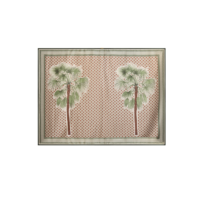 Halter Palm Print Swimsuit Set(s)