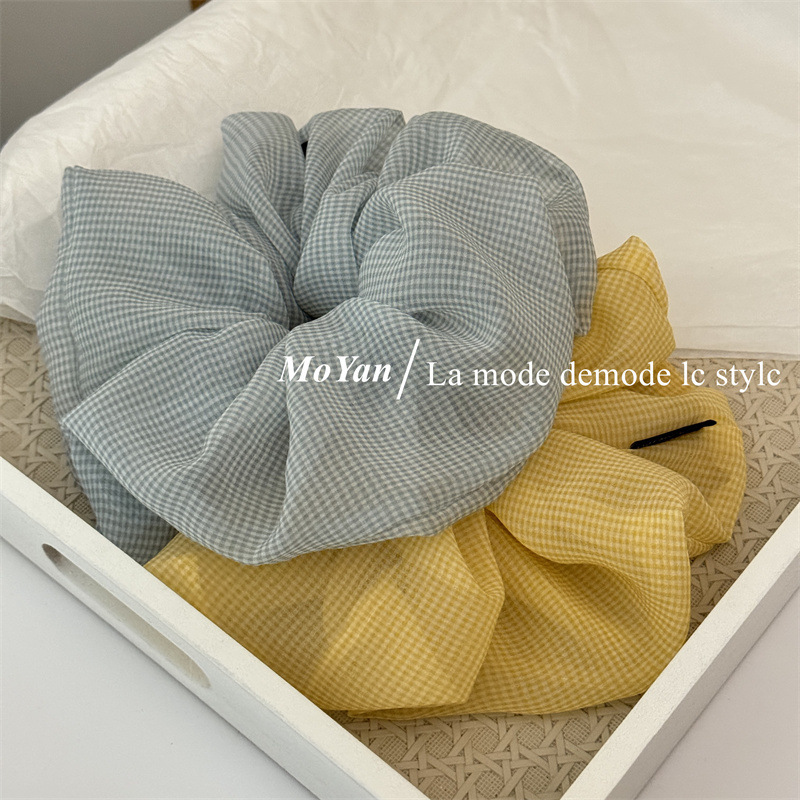 Minimalist Vintage French-Style Hair Scrunchie