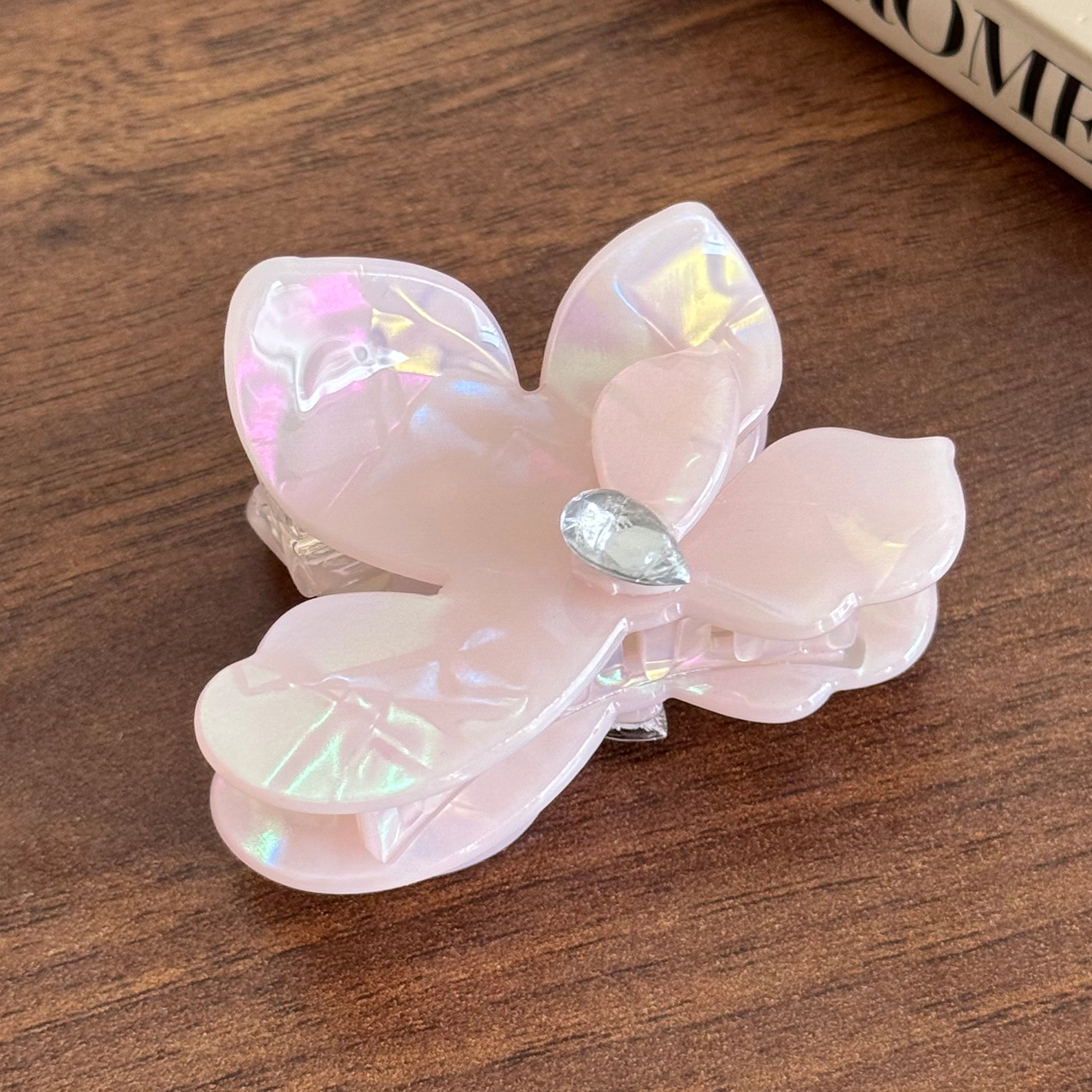 Plum blossom hair clip