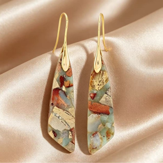 Natural Stone Earrings