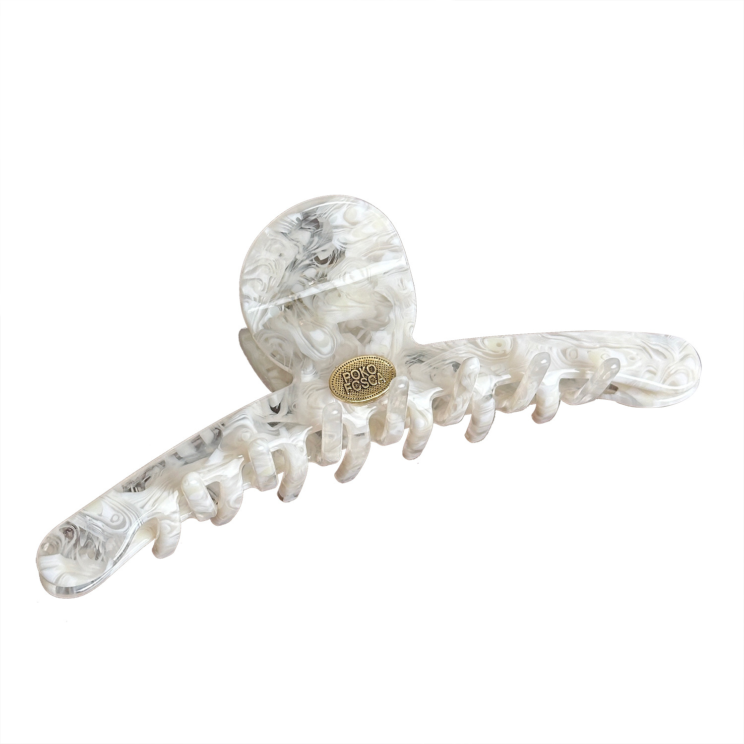 Acetate hollow-out hair clip