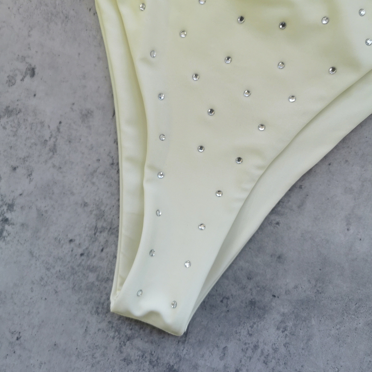 Strapless Rhinestone Bikini