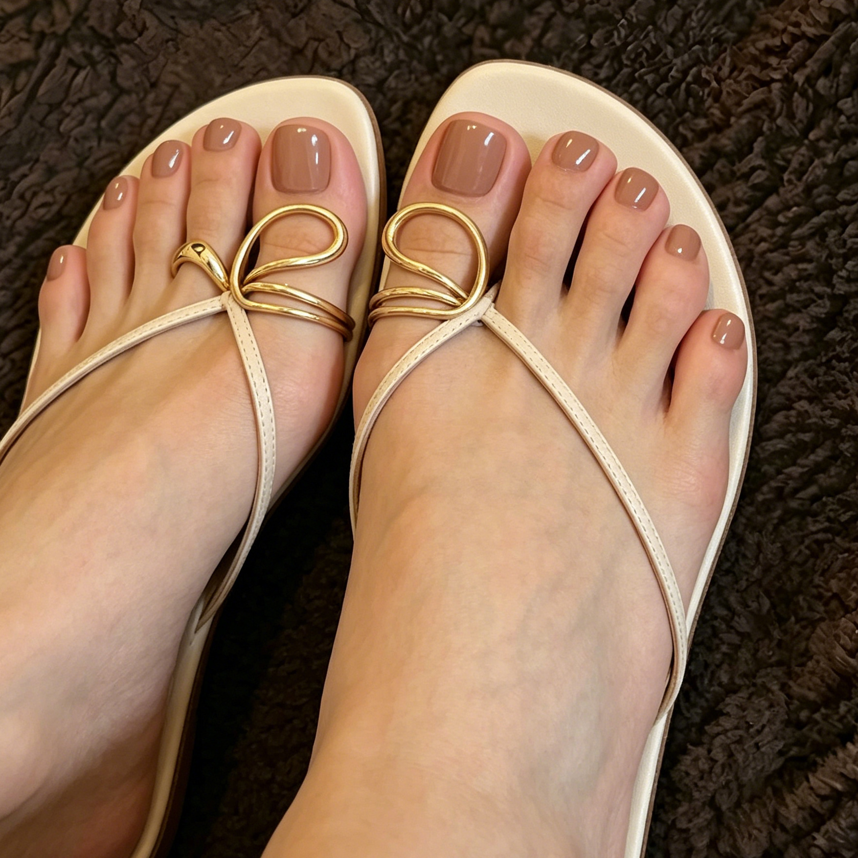 Irregular Alloy Toe Ring