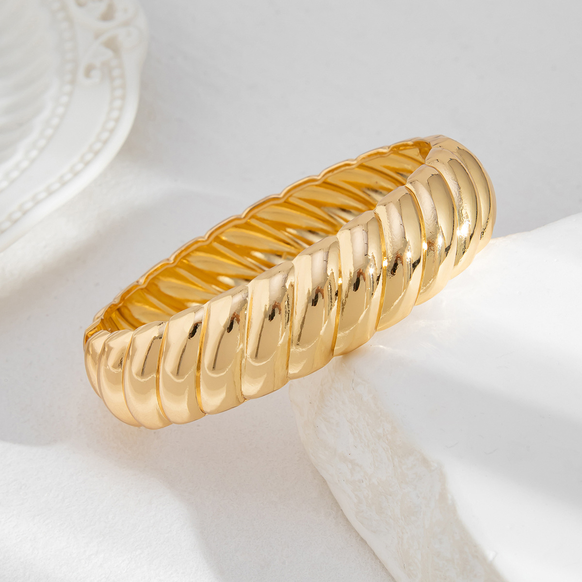 Spiral Textured Bracelet