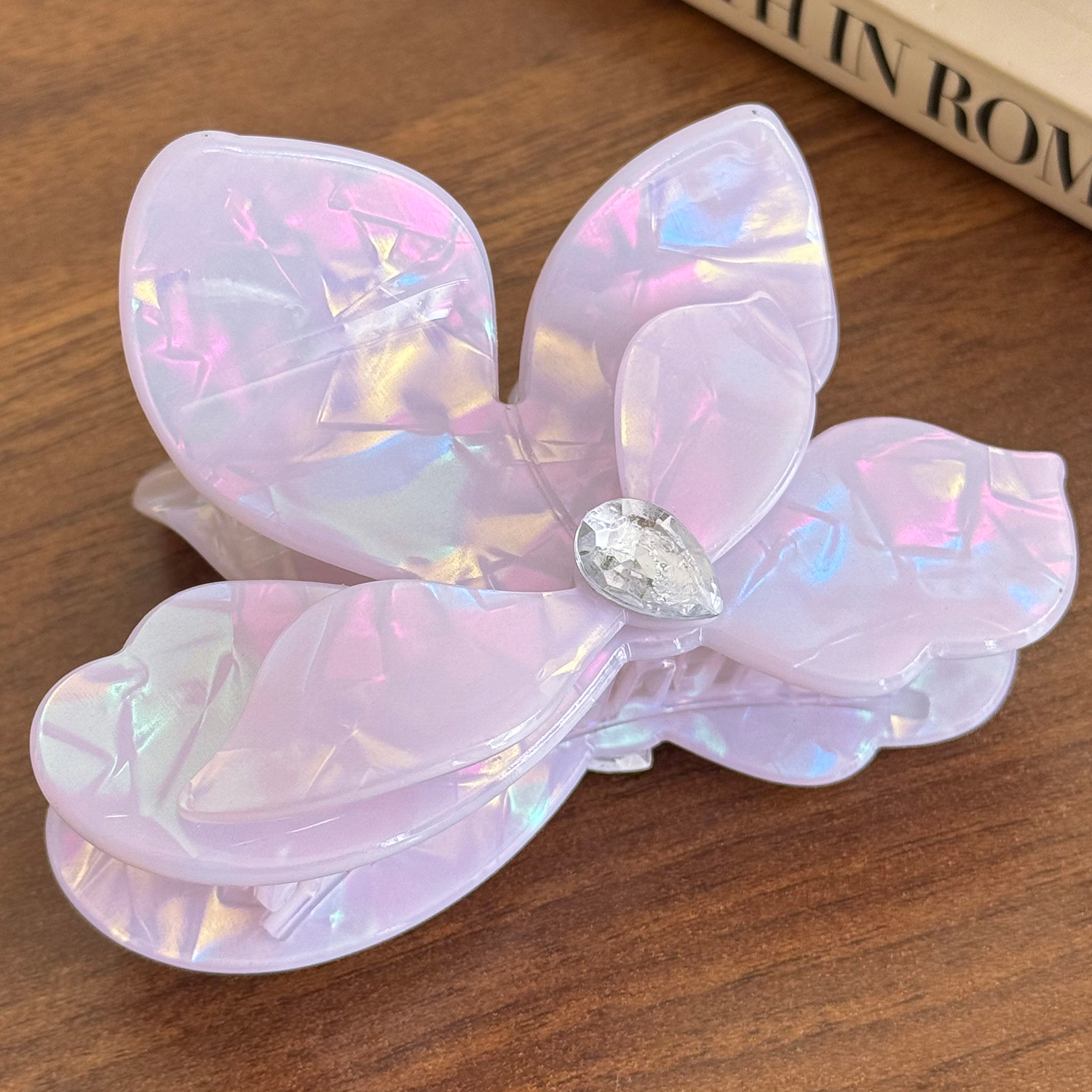Plum blossom hair clip