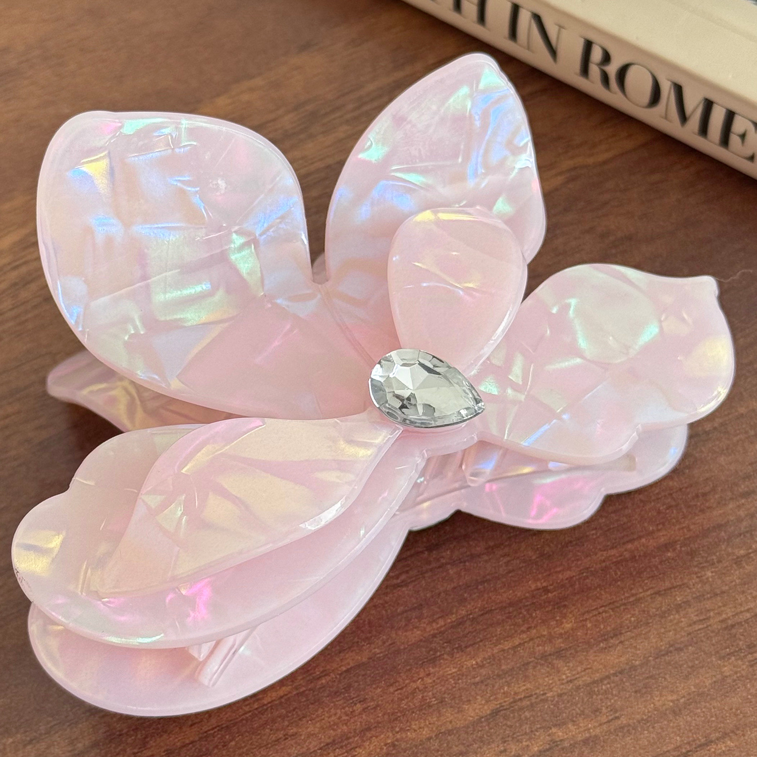 Plum blossom hair clip