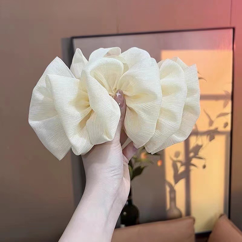 Puffy Bow Claw Clip
