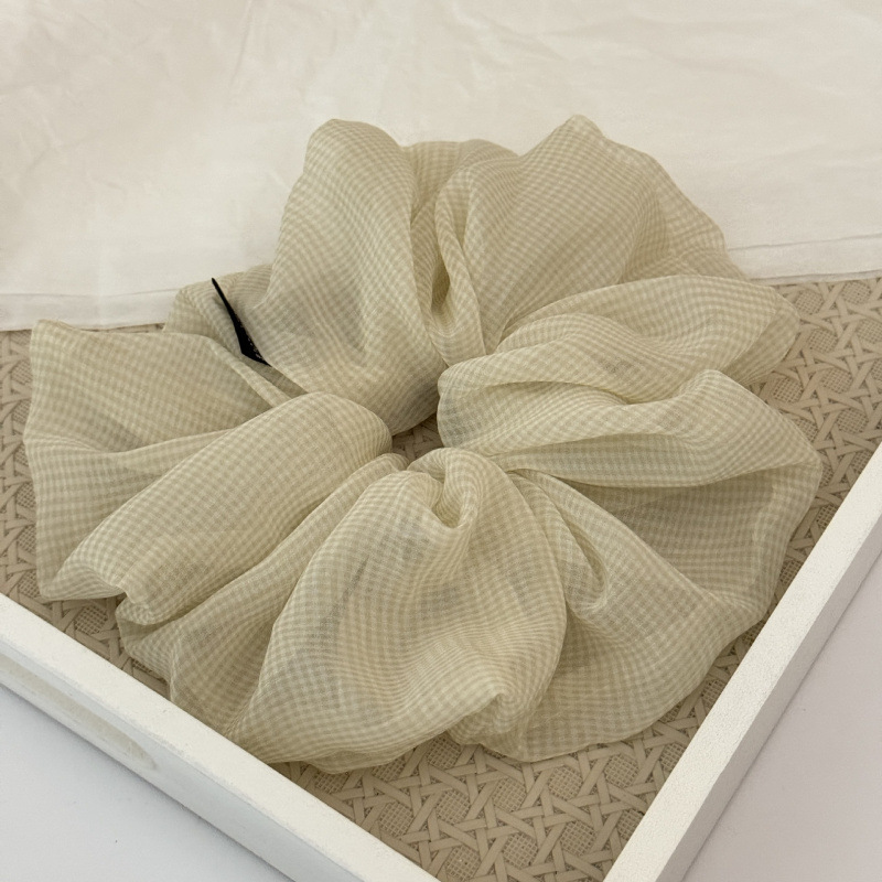 Minimalist Vintage French-Style Hair Scrunchie