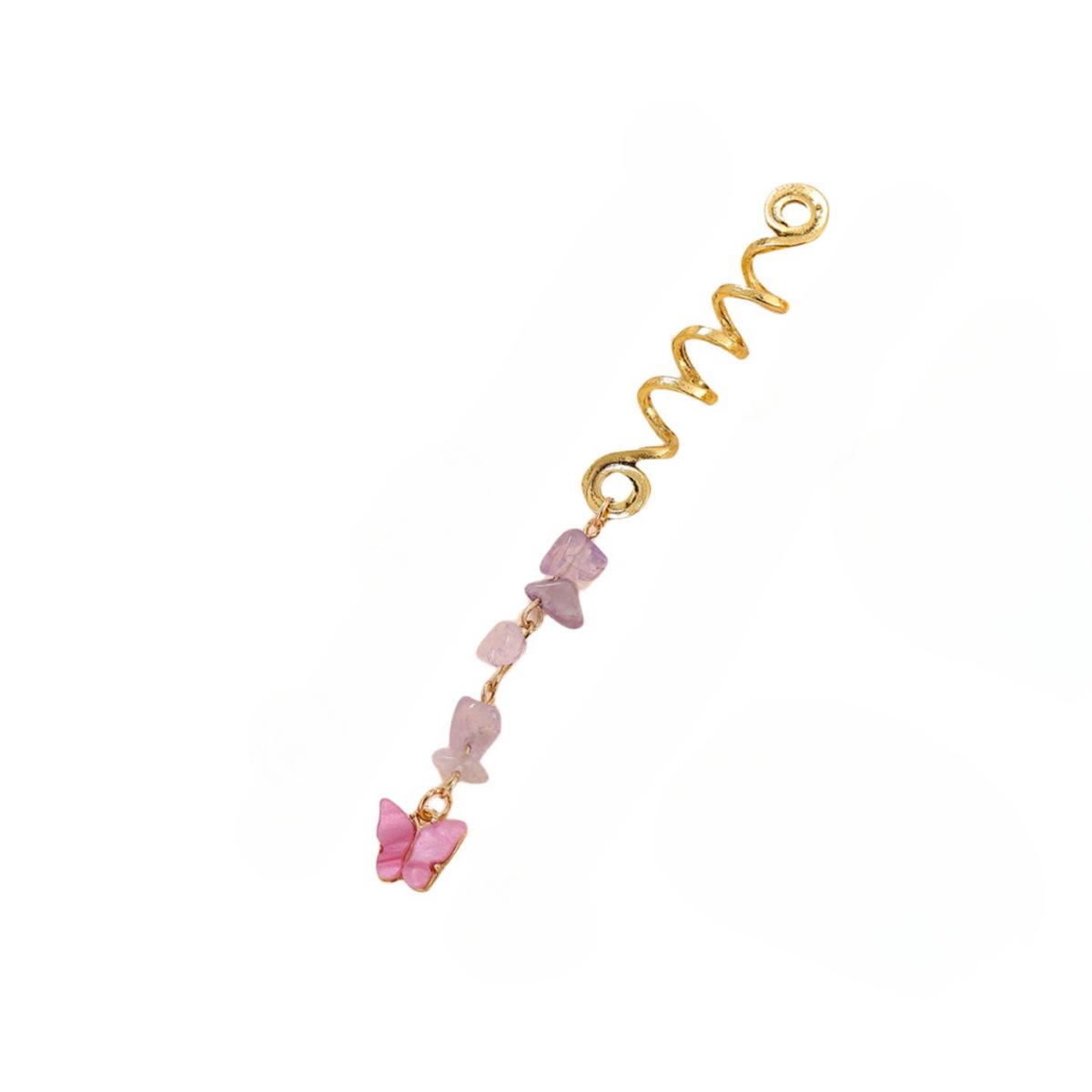 Resin Butterfly Pendant Hair Accessory