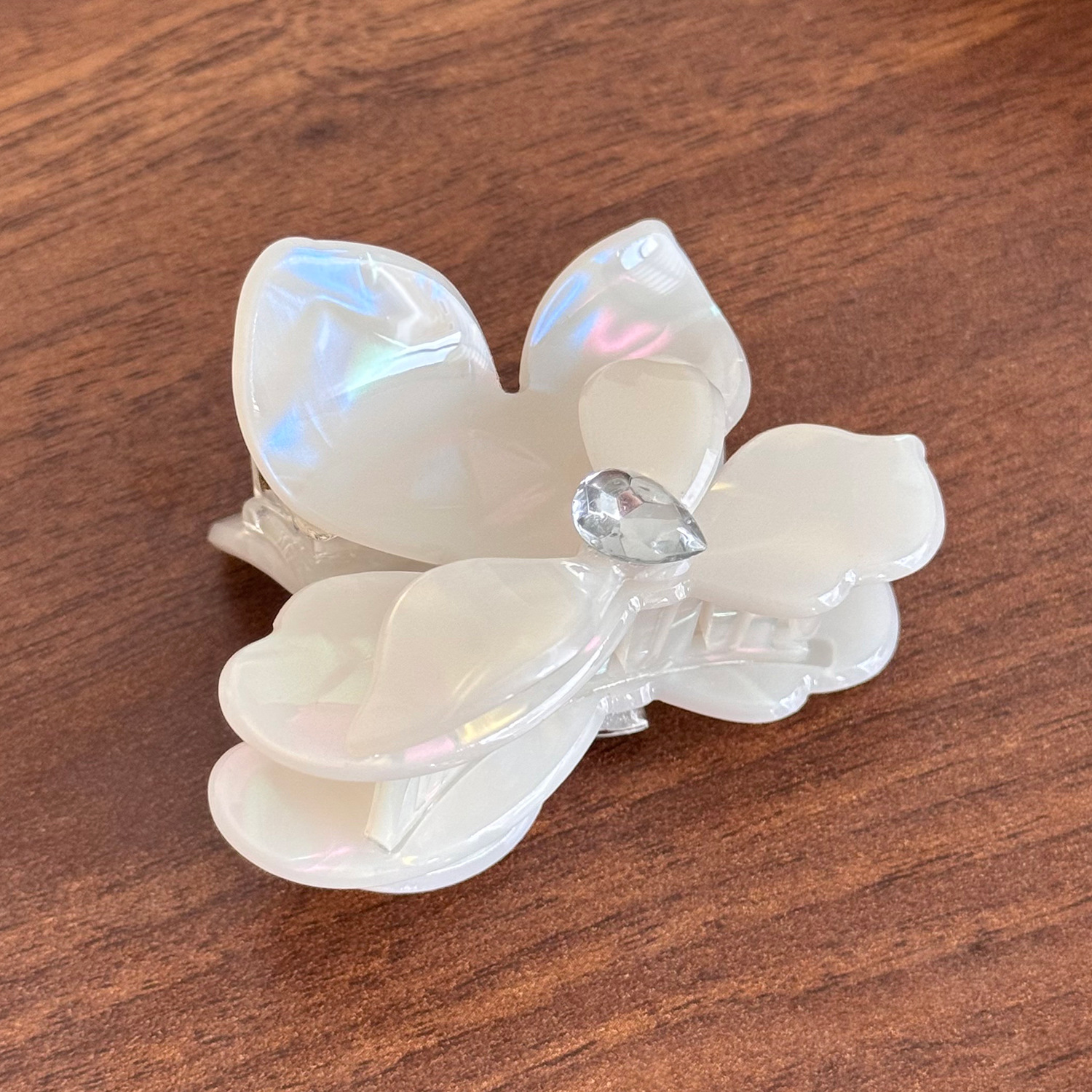 Plum blossom hair clip