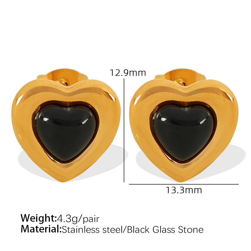 Heart-shaped Tiger Eye Necklace