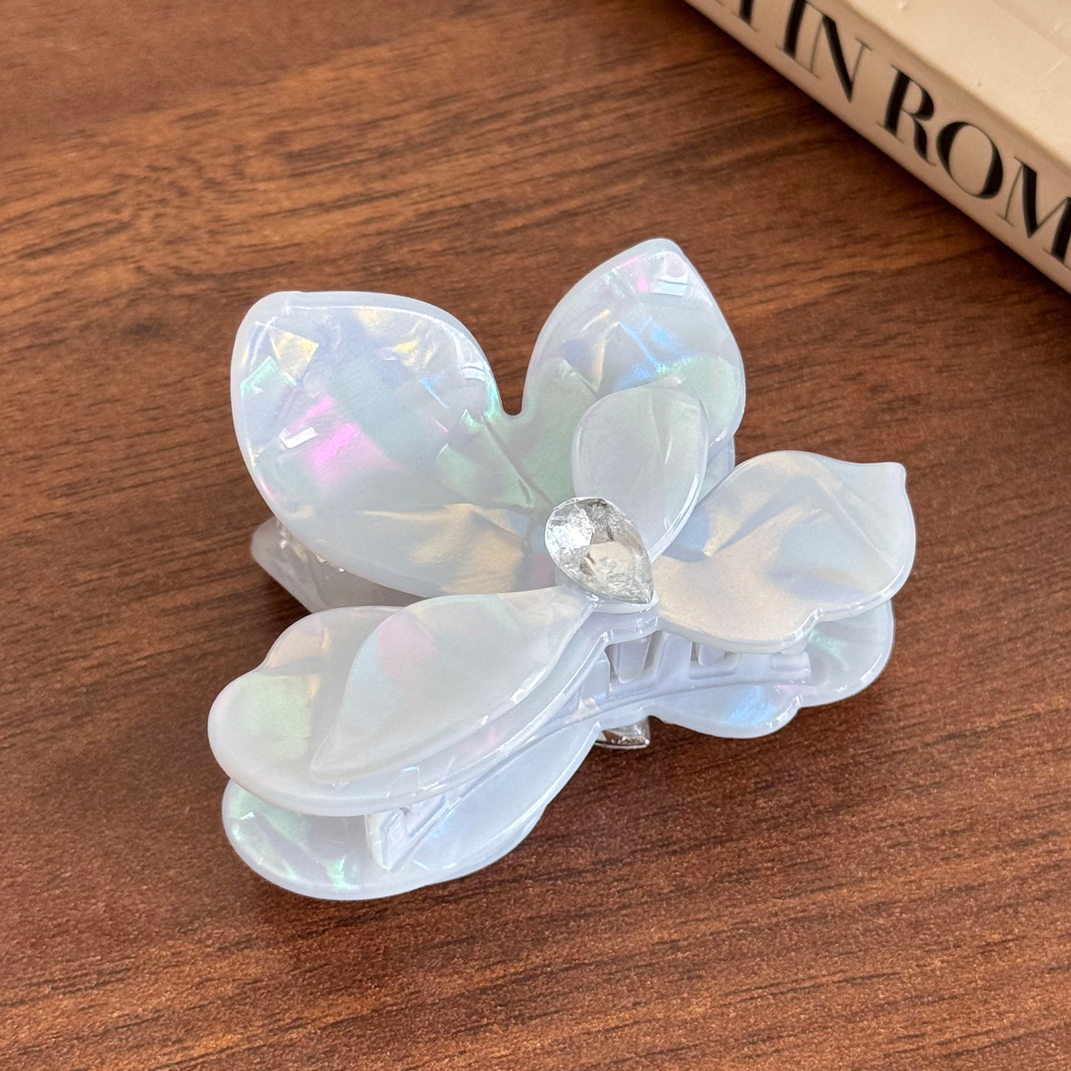 Plum blossom hair clip