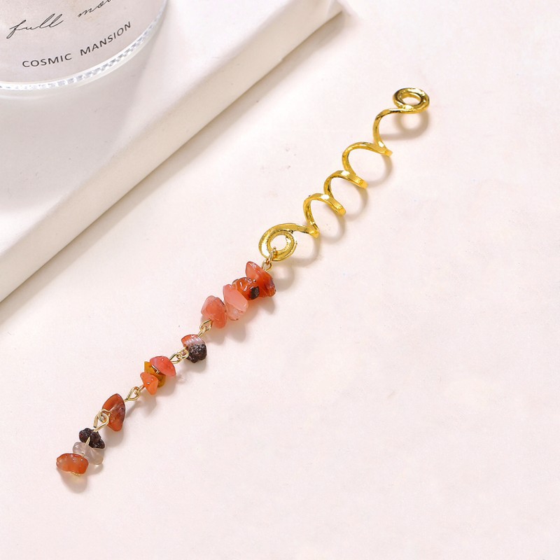 Natural Stone Pendant Hair Accessories