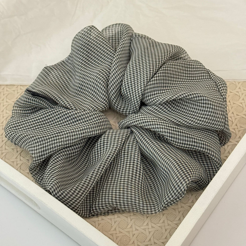 Minimalist Vintage French-Style Hair Scrunchie