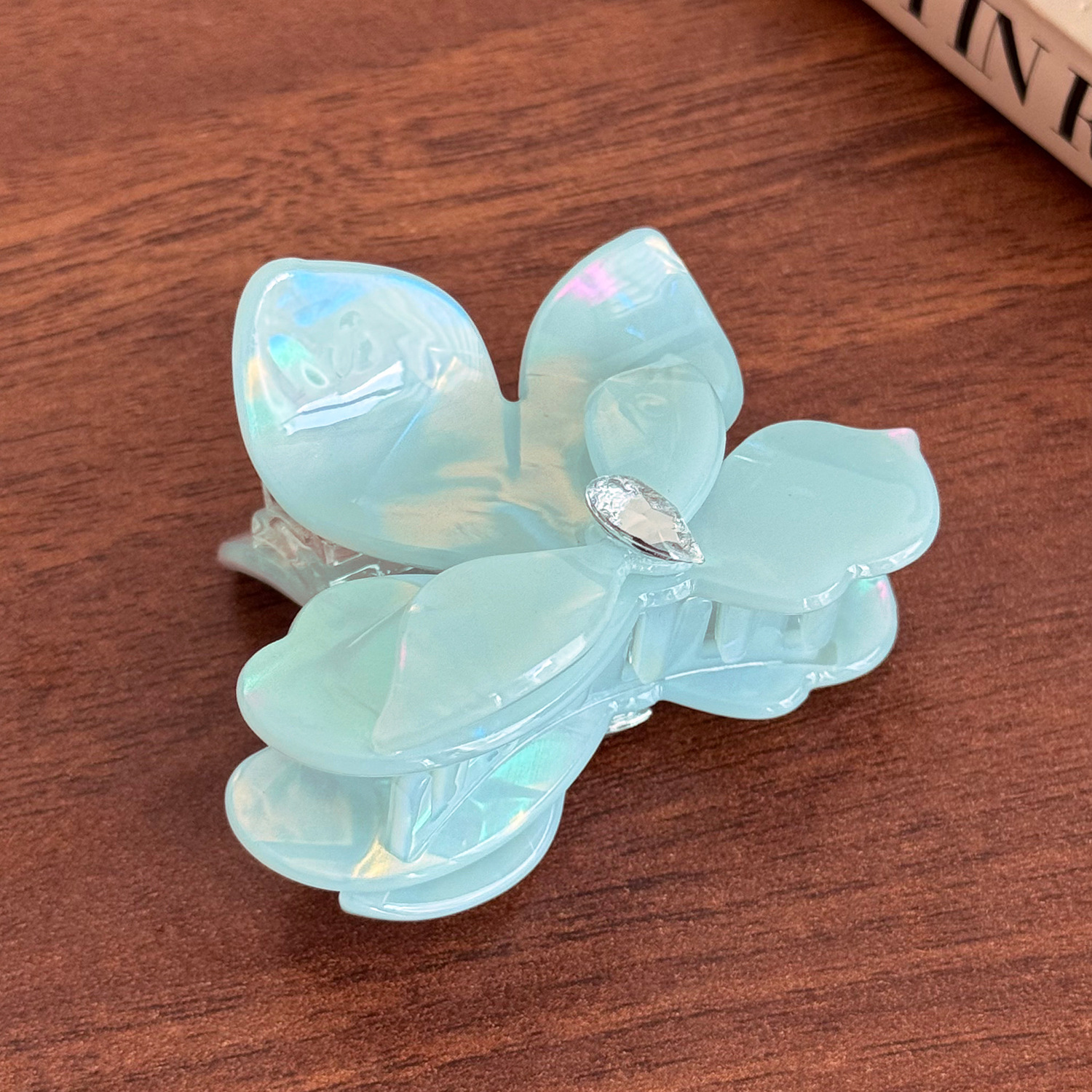 Plum blossom hair clip