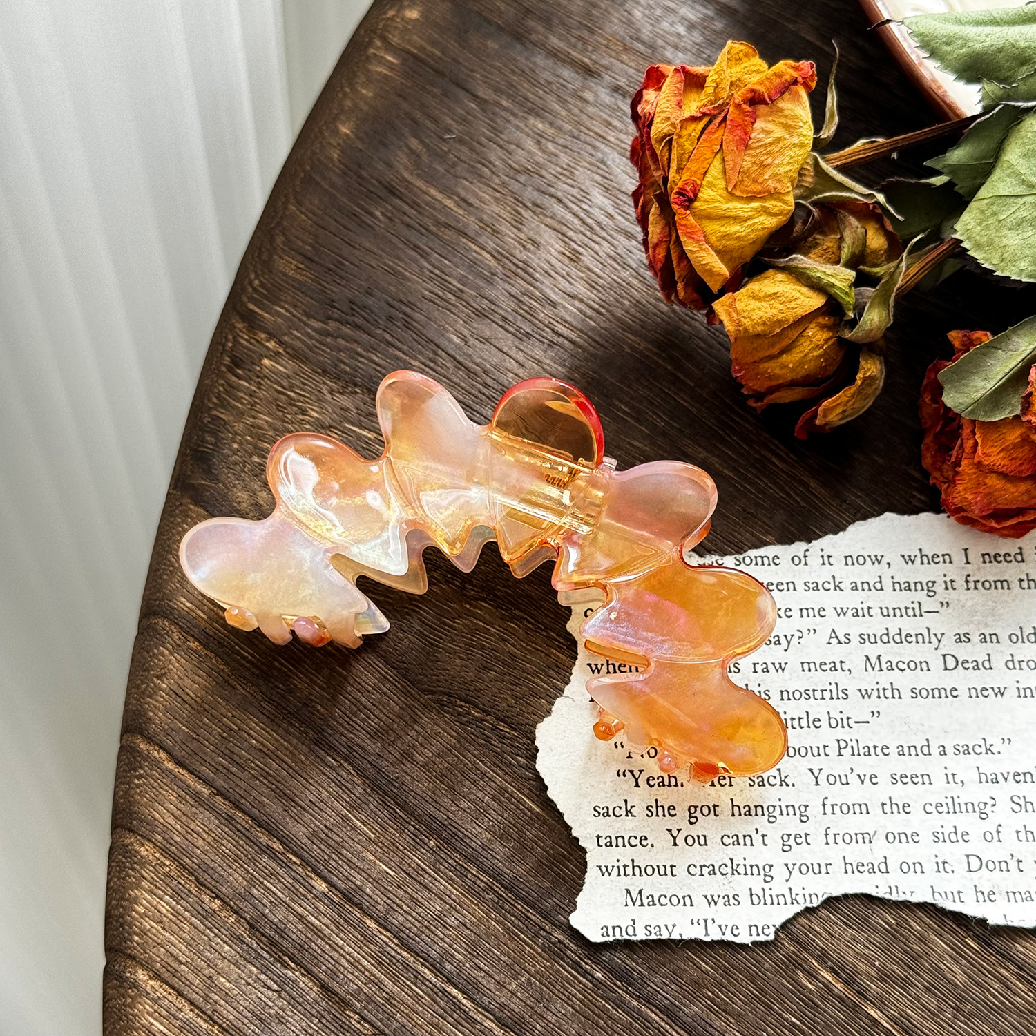 Odd-shaped hair clip