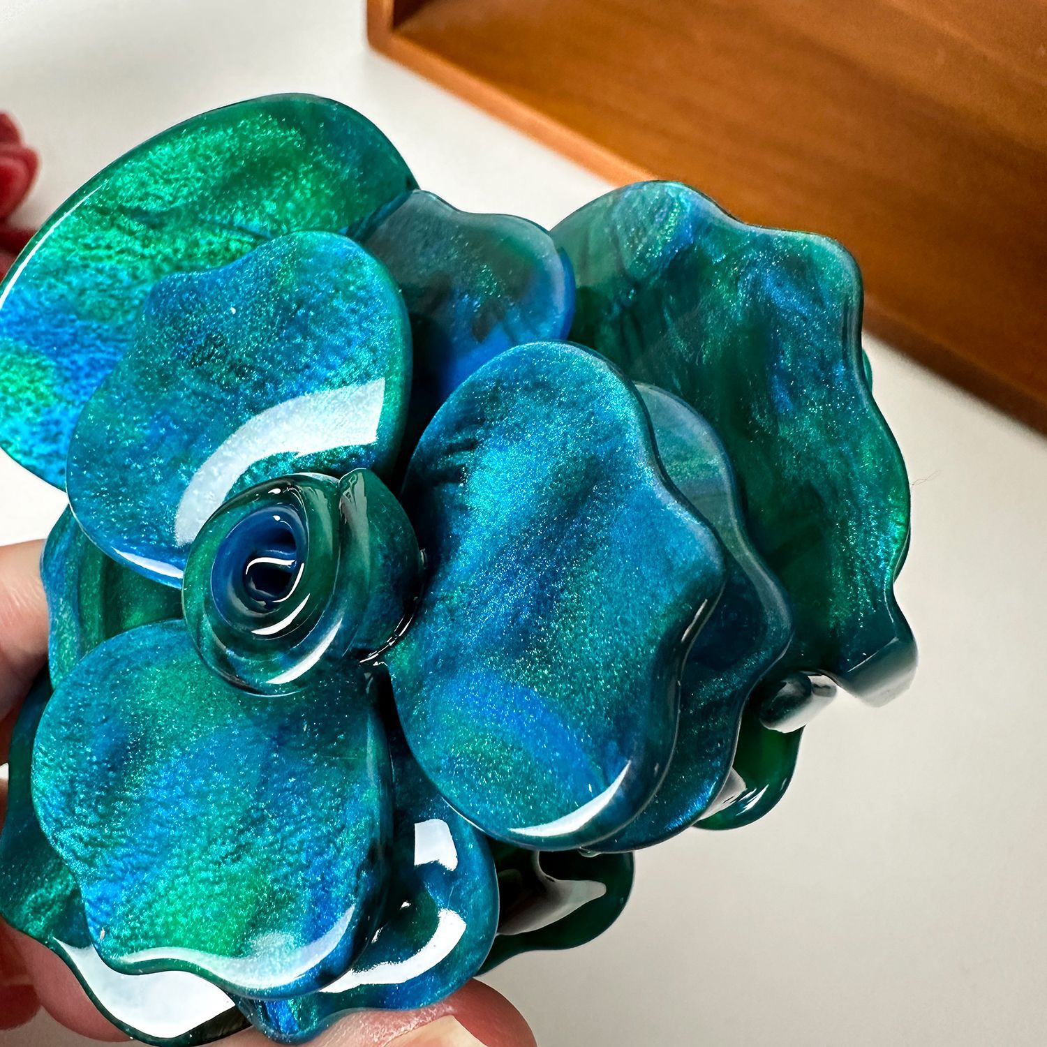 Rose hair clip