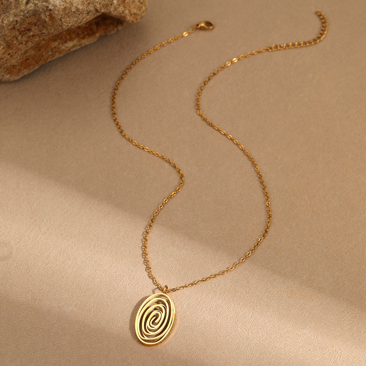 Spiral Pendant Necklace