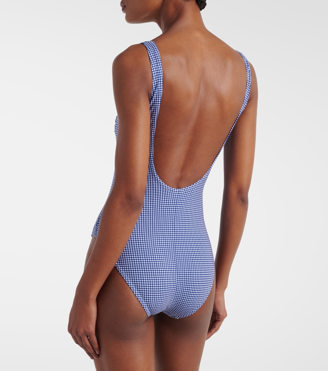 Bandeau Gingham Print Swimsuit Set(s)