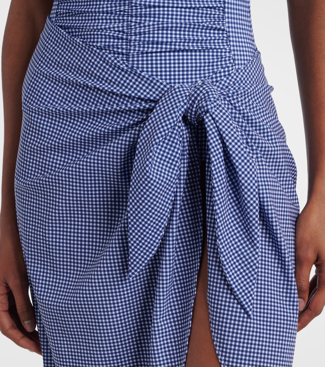 Bandeau Gingham Print Swimsuit Set(s)