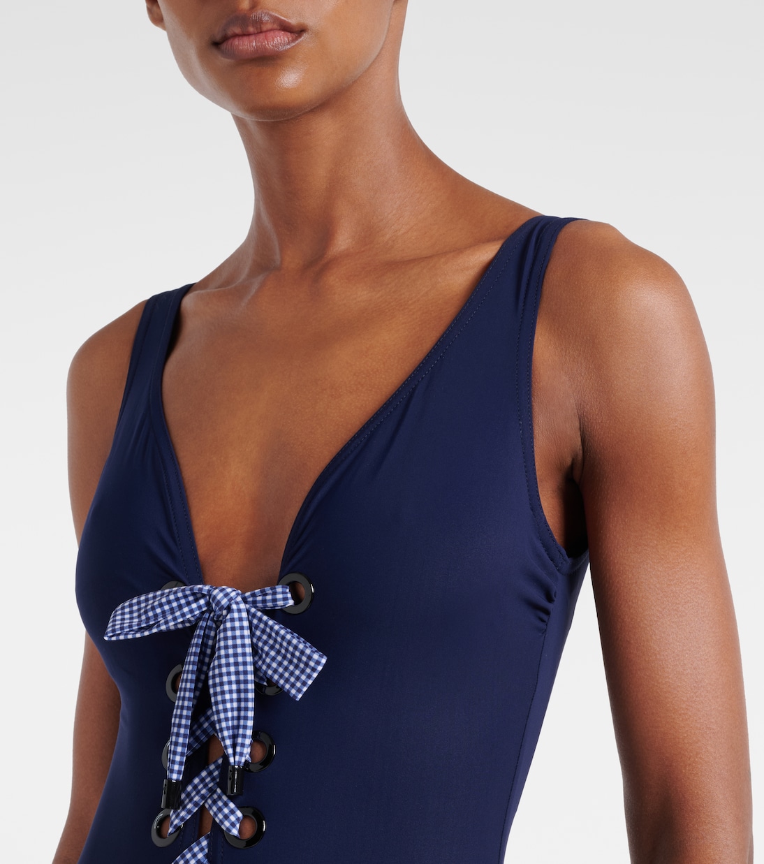 V Neck Color BlockSwimsuit Set(s)