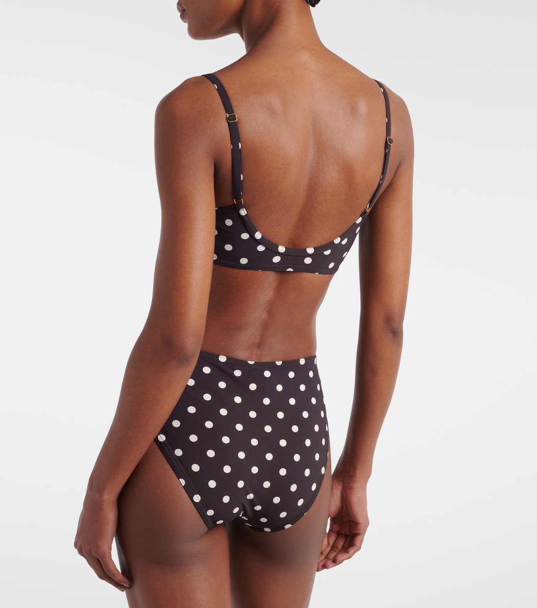 3D Flower Polka Dot Print Swimsuit Set(s)