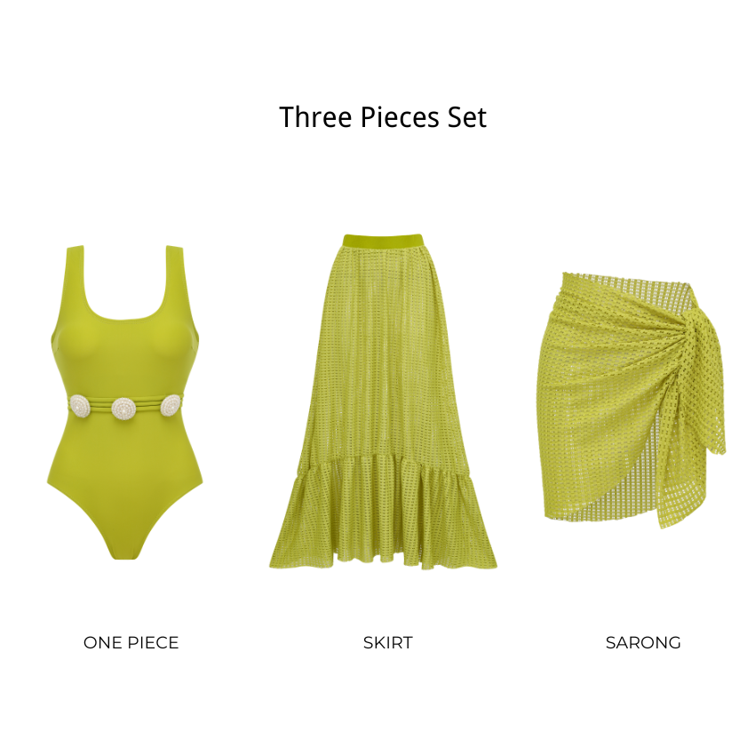 Sling Fashion Solid Color Swimsuit Set(s)