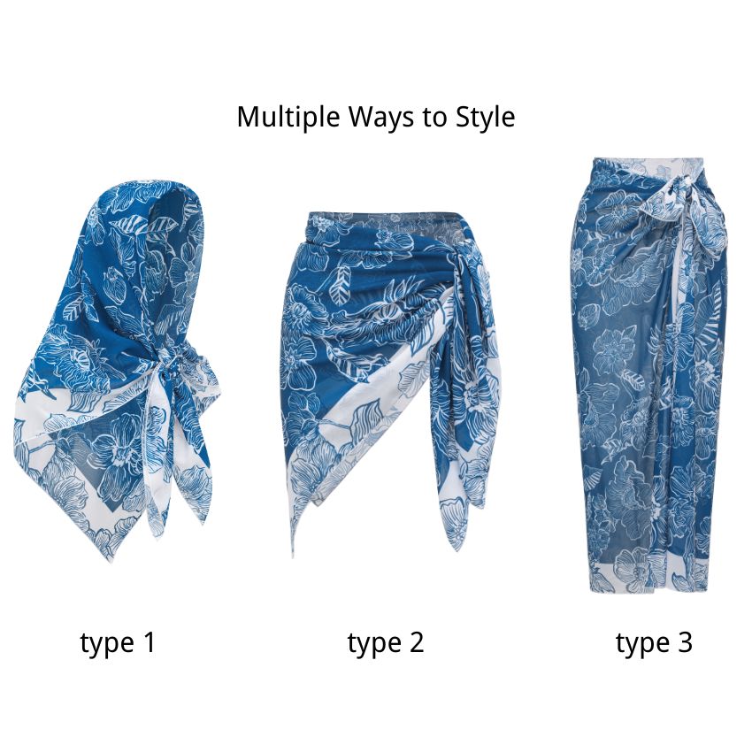 Color Block Square Scarf