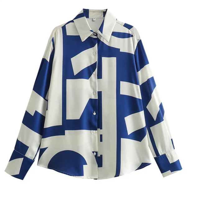 Graphic Printed Long Sleeve Shirt and Pants Set