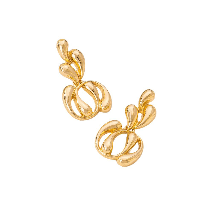 Teardrop Stud Earrings