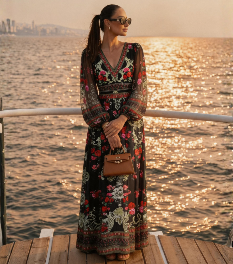 Dark Bloom Symphony Swimsuit Set(s)