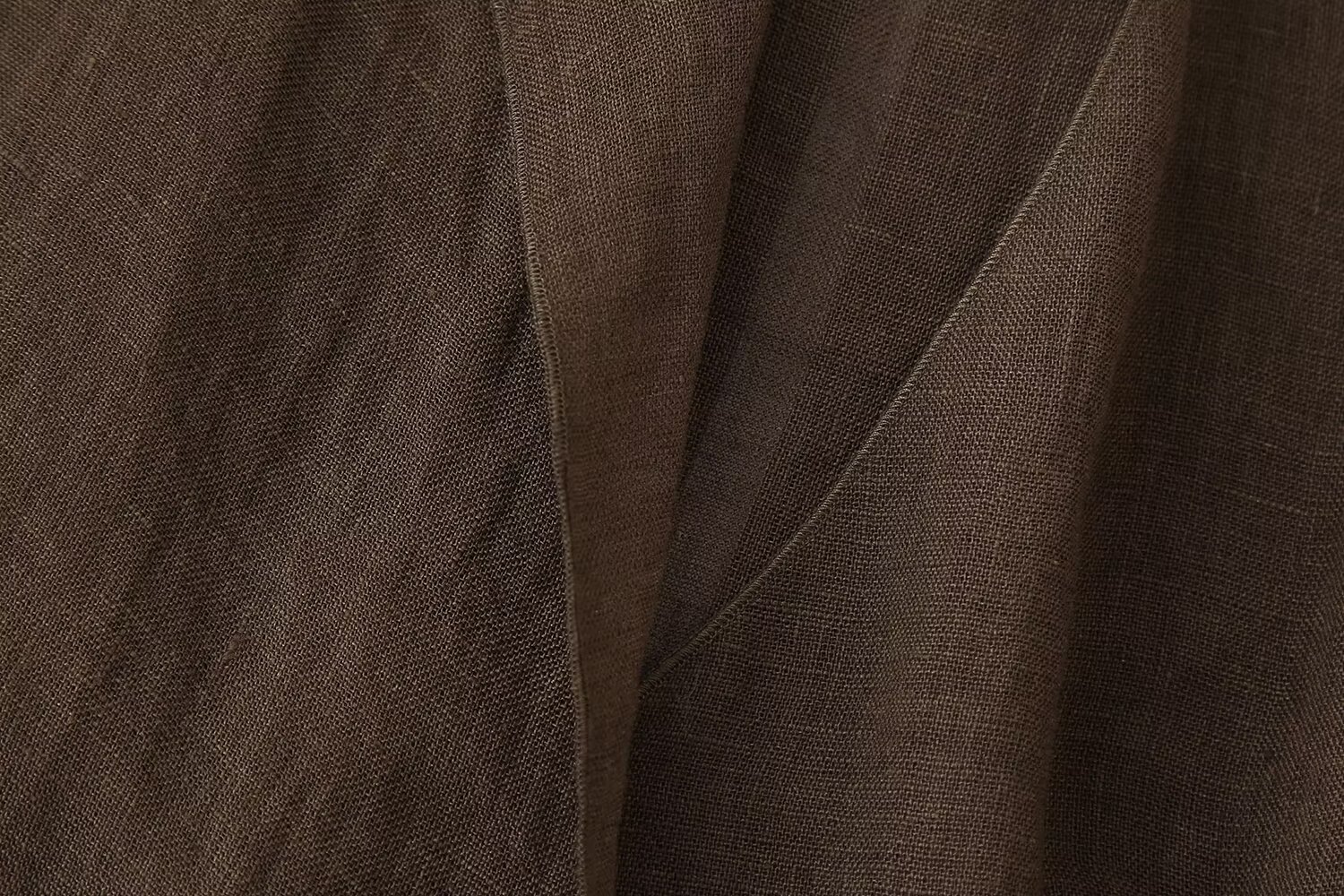 Lace Up Cotton and Linen Top and Pants Set