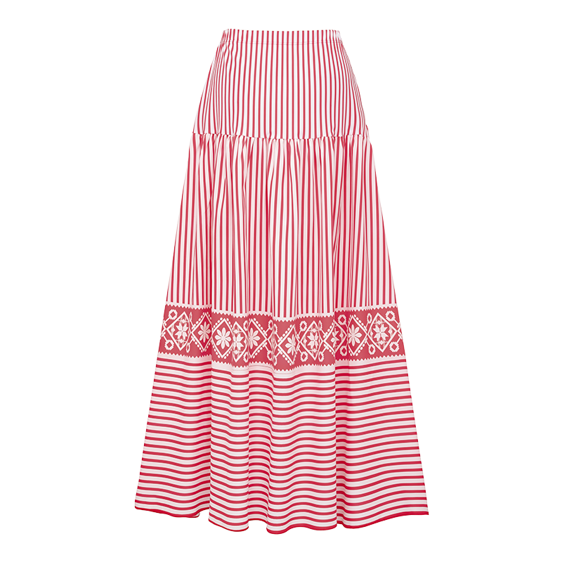 One Shoulder 3D Flower One Piece Swimsuit and Skirt