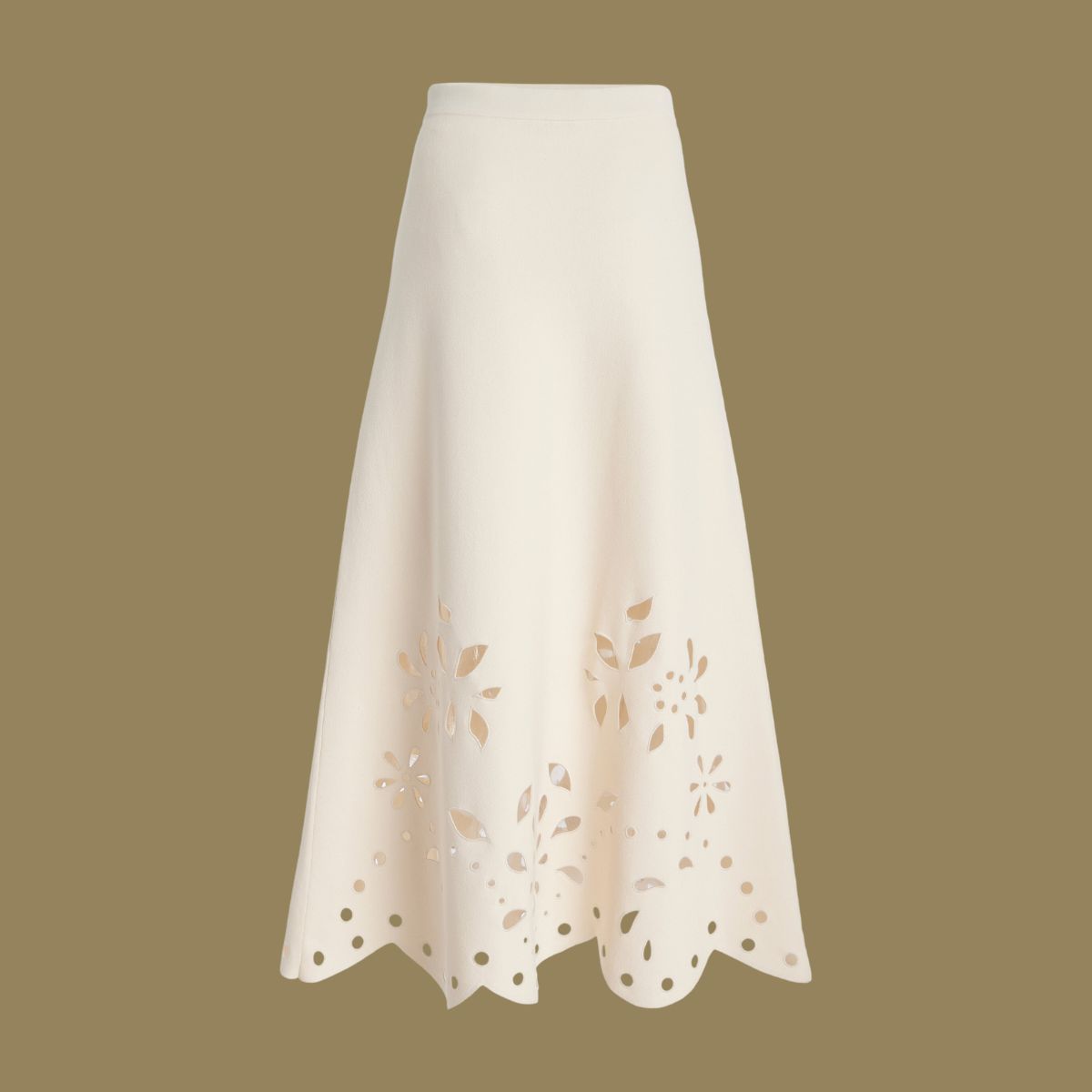 Laser Cutting One Piece Swimsuit and Skirt